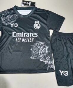 24/25 Kids Real Madrid Y3 Black 16#-28#
