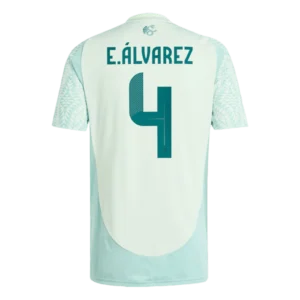 Adidas E.ÁLVAREZ #4 Authentic Soccer Jersey Mexico Away Shirt 2024
