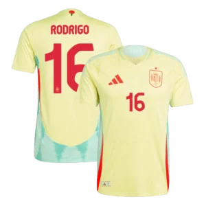 RODRIGO 16# 2024 Spain Nation Away Jersey Player Version EURO