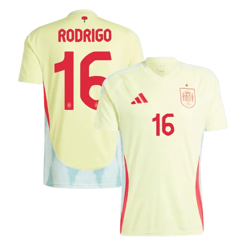 2024 Euro Nation Spain Away Jersey RODRIGO #16 LAMINE YAMAL #19 MORATA #7 - 图片 13