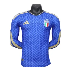 2026 ltaly World Cup Home Long Sleeve Football jersey Player version
