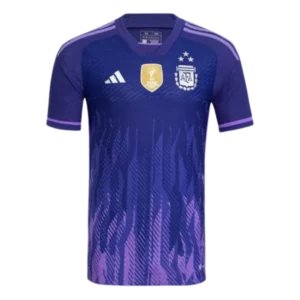 2022 Argentina World Cup Champion Edition 3 stars Away Jersey Player Version