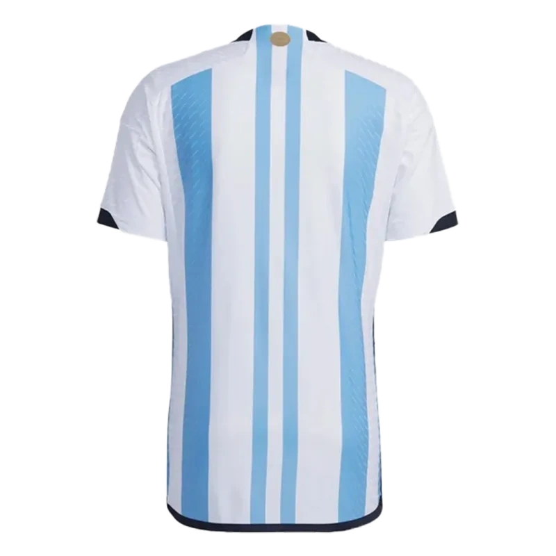 2022 Argentina World Cup Champion Edition 3 stars Home Jersey Player Version - 图片 12