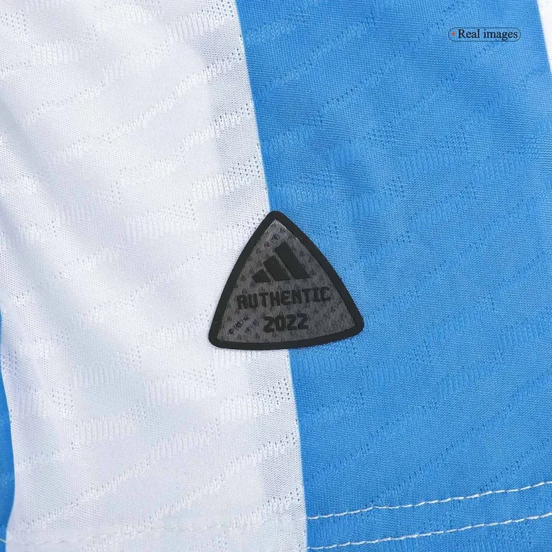 2022 Argentina World Cup Champion Edition 3 stars Home Jersey Player Version - 图片 11
