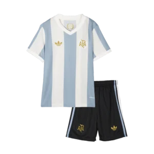 Kids Adidas Argentina Custom Soccer Kits 2024 50th Anniversary