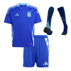 Kids Argentina Custom Away Full Soccer Kits 2024