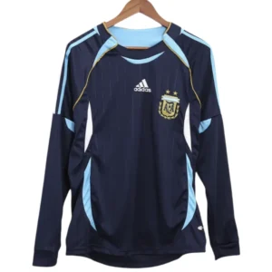 Retro Argentina 2006 Away Long Sleeve Jersey
