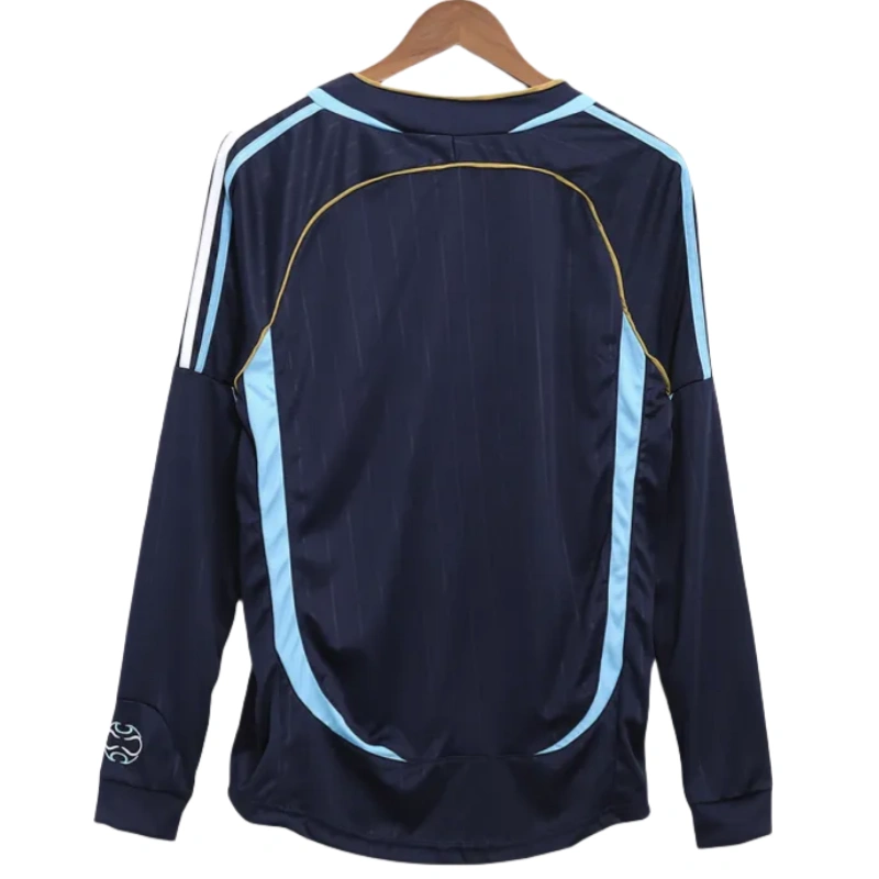 Retro Argentina 2006 Away Long Sleeve Jersey - 图片 19