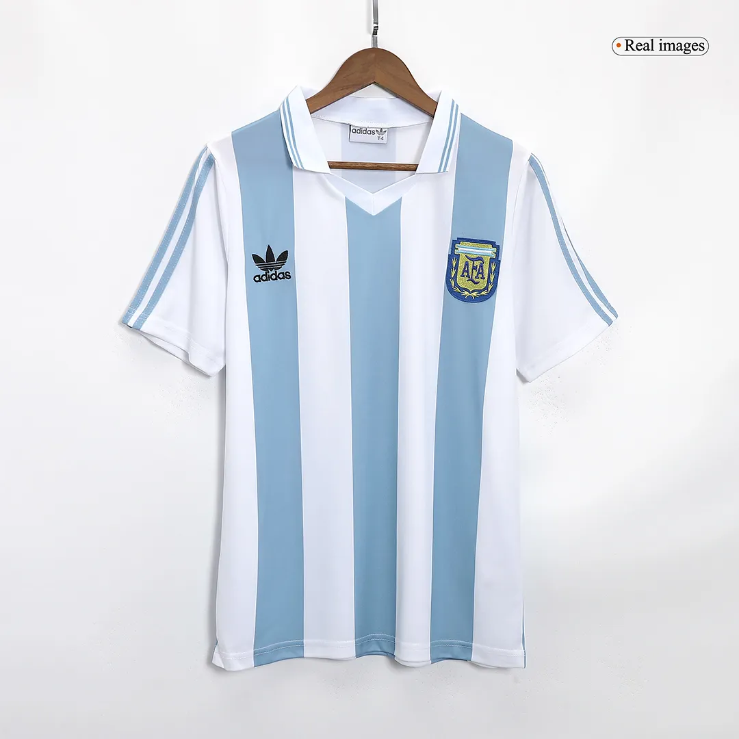 Retro Argentina 1991 Home Jersey - 图片 8