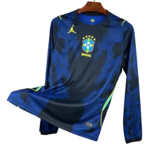 Brazil 2026 World Cup Away Long Sleeve Kit & Jersey Fan Version
