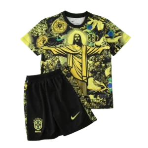 2024 Brazil Christ the Redeemer Special Kids Kit Shirt Football