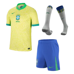 Brazil Home Custom Full Soccer Kits 2024