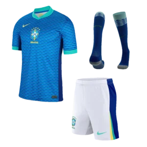 Brazil Away Custom Full Soccer Kits 2024