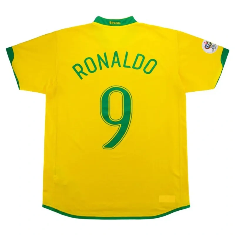 Brazil World Cup 2006 Retro Jersey Home - 图片 3