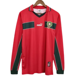Morocco 1998 Retro Jersey Third Away Long Sleeve