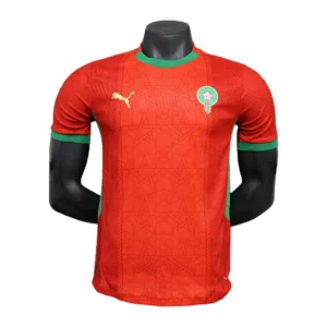 2025 Morocco Home Soccer Shirt Player Version