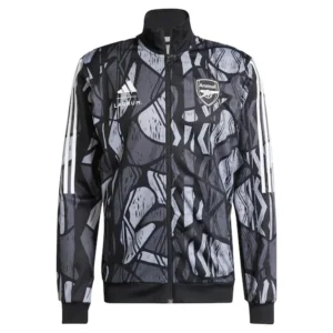 24-25 Arsenal Grey&black Windbreaker Jacket Football