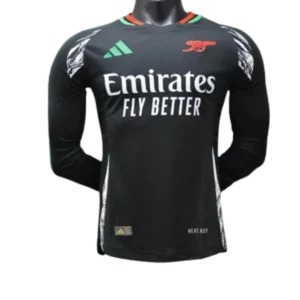 Arsenal Away Long Sleeve Jersey Player Version 2024-25