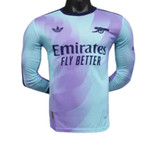 Arsenal Third Away Long Sleeve Jersey Player Version 2024-2025