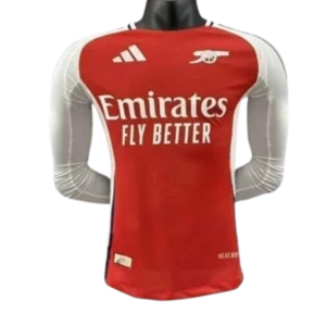 Arsenal Home Long Sleeve Jersey Player Version 2024-2025