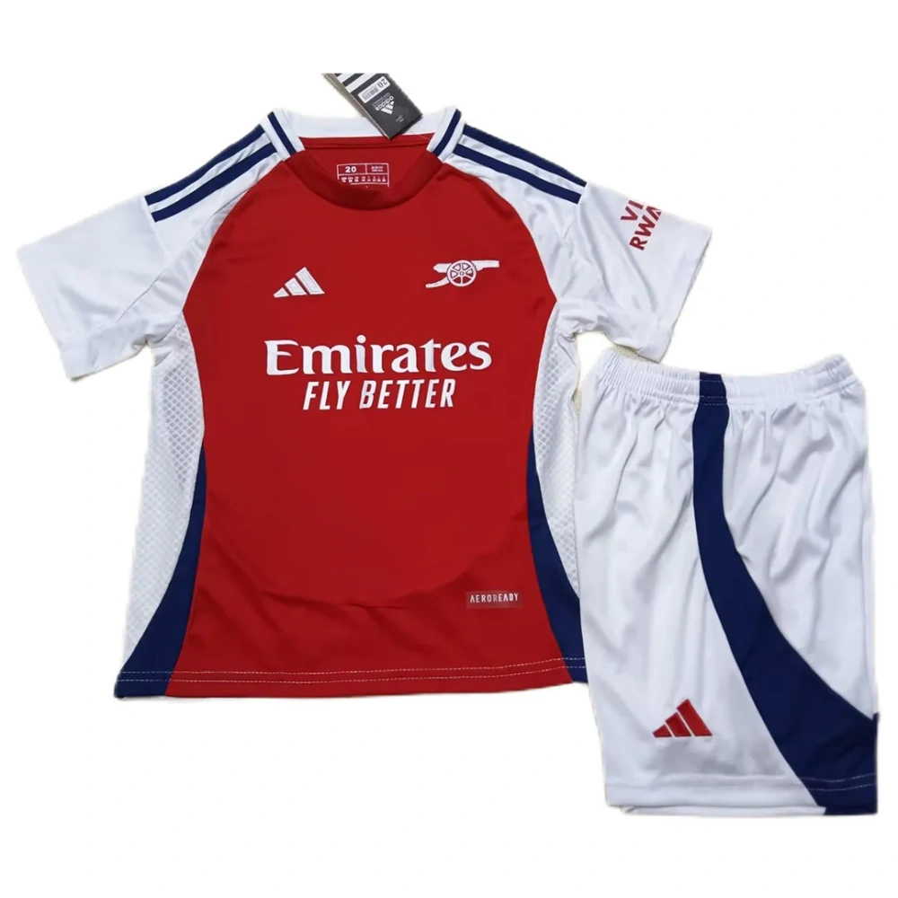 Kids Arsenal Home Jersey Kits(Jersey+Shorts+Socks) 2024-25 - 图片 12