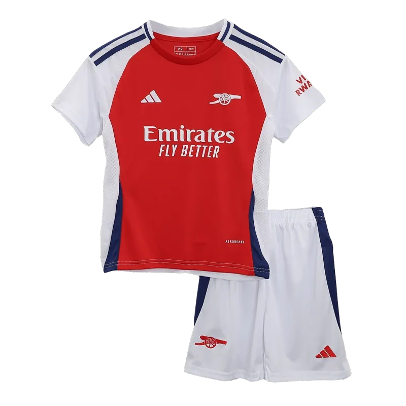 Kids Arsenal Home Jersey Kits(Jersey+Shorts+Socks) 2024-25 - 图片 5