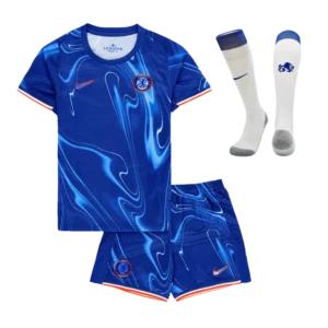 Kids Chelsea Custom Home Full Soccer Kits 2024-25