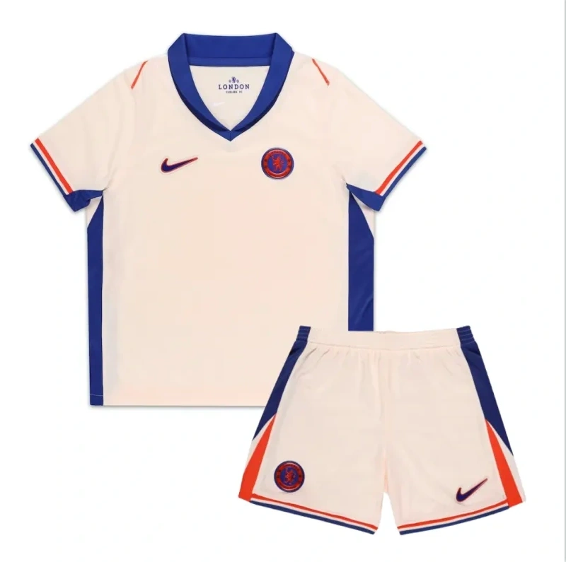 Kids Chelsea Custom Away Full Soccer Kits 2024-25 - 图片 3