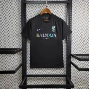 24-25 Liverpool Black Training Suit Football Jersey